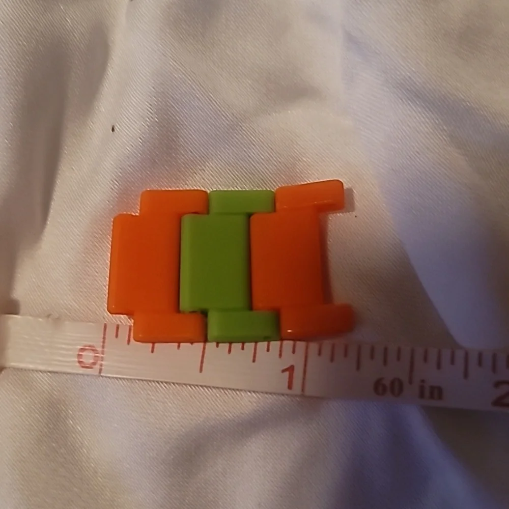 Unisex Lego Building Blocks Multicolored  Green Blue Orange Black‎ Digital Watch